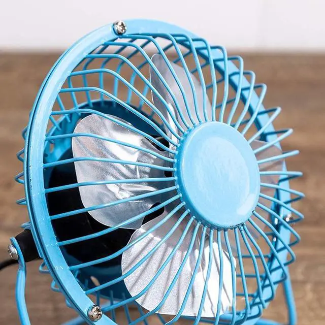Alt view image 6 of 7 - ZHXY Small Fan,4" Mini USB Fan Home Office Laptop Desktop Cooling Aluminum Blades Desk,Mini Fan,Metal Fan,Portable Cooling Fan 4 Inch Small Compact Size for Office,Dorm Desktop,50 Pcs