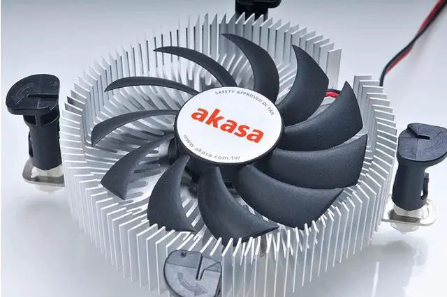 Alt view image 6 of 7 - LP PWM Dual Bearing Cooler for Mini-ITX and Micro-ATX motherboards with LGA 775,1155,1556 Sockets
