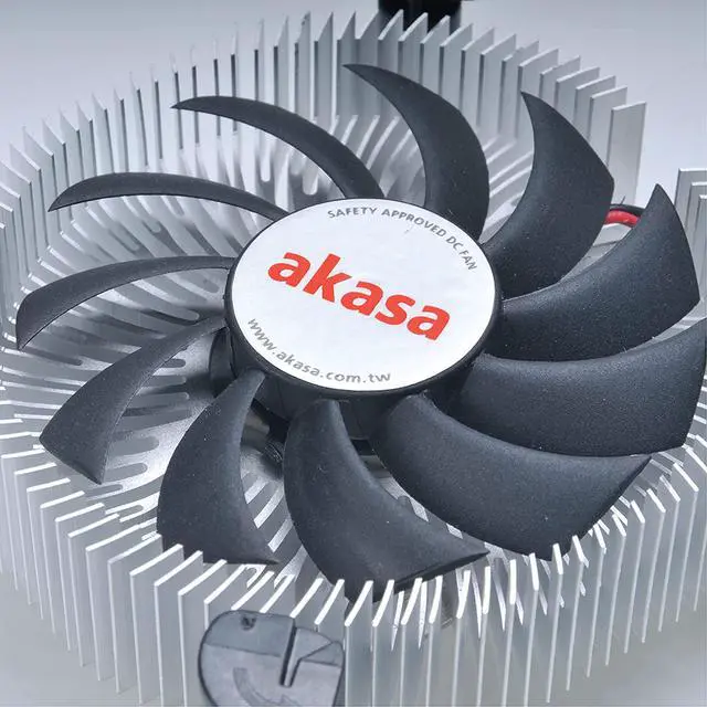 Alt view image 2 of 7 - LP PWM Dual Bearing Cooler for Mini-ITX and Micro-ATX motherboards with LGA 775,1155,1556 Sockets