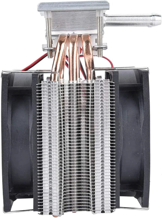 Alt view image 7 of 7 - 12V DIY Thermoelectric Peltier Refrigeration Cooling System Kit Water Cooling System Cooler Device with Fan for Computer
