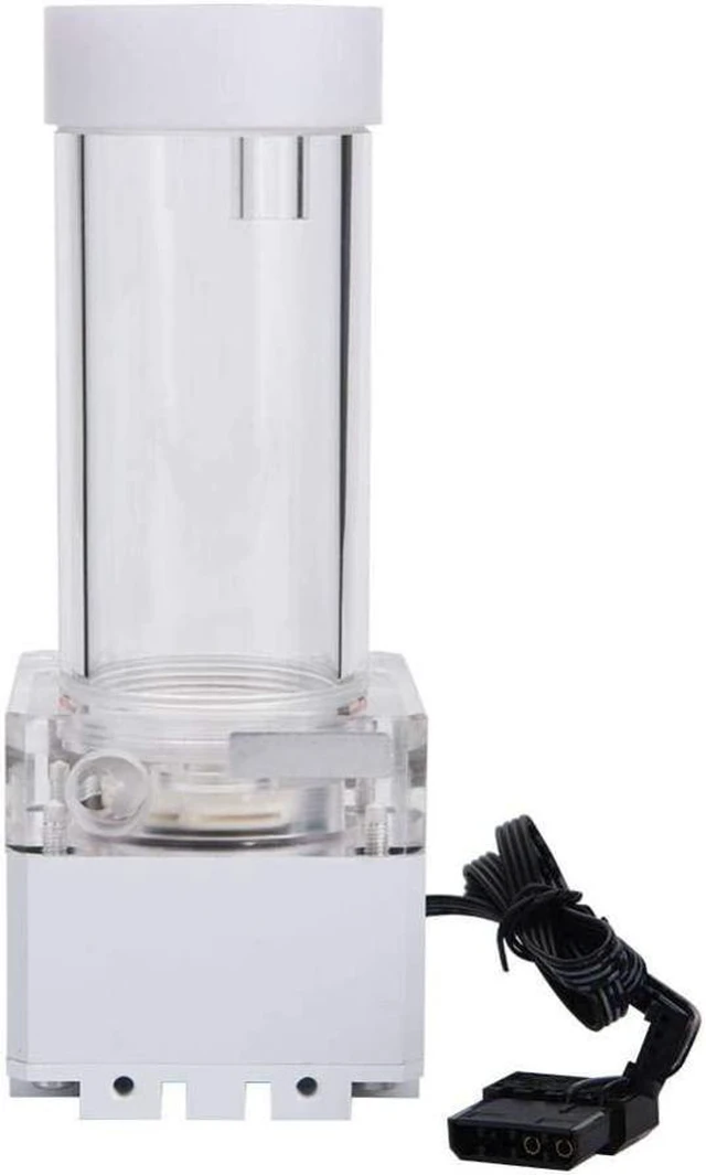 Alt view image 3 of 6 - Computer Water Pump 800L/H 4 Meters Pump Head Fast Heat Dissipation Computer Water Pump for Pc Water Cooling System(white-17cm)