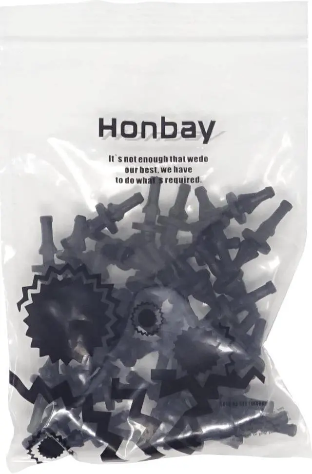 Alt view image 5 of 5 - Honbay 40PCS PC Case Fans Black Rubber Reducing Noise Anti-Vibration Screws Fan Rivet for PC Case Fan or CPU Fan