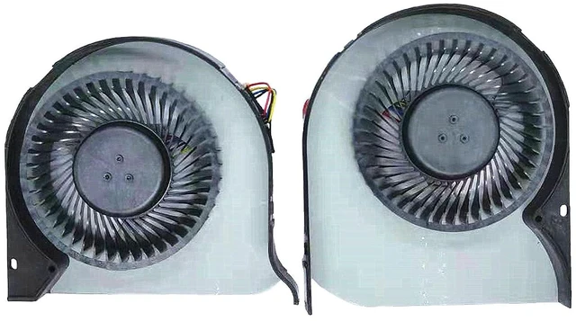 Alt view image 2 of 2 - Replacement New Laptop CPU+GPU Cooling Fan for DELL Precision 7510 M7510 7520 M7520 Series 044PG6 0XNTR8 EG75150S1-C010-S9A EG75150S1-C020-S9A NS75C03-15A05 NS75C04-15A06 Fan