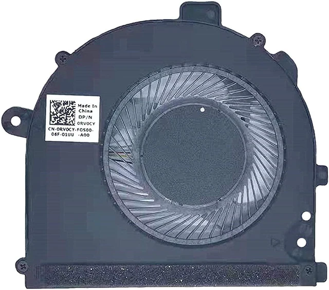 Alt view image 2 of 5 - Replacement New Laptop CPU Cooling Fan for Dell Vostro 14 5471 13 5370 14-5471 13-5370 Series DFS531005PL0T FJMB 0RV0CY CN-ORV0CY Fan