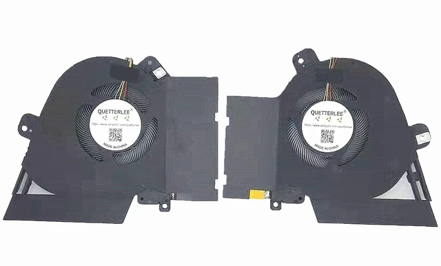 Alt view image 2 of 4 - Replacement New Laptop CPU and GPU Cooling Fan for ASUS ROG Zephyrus S GX502G GX502GW GX502GV GX502LWS GX502LXS Series DFS200912210T FL6H DFSCK221051821 FL6G DC12V 1A Fan