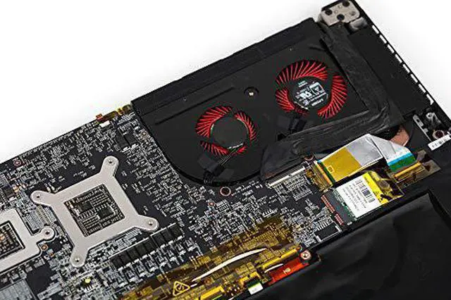 Alt view image 5 of 7 - HK-part Fan Replacement for MSI GS63VR Series GS63VR 6RF GS63VR 7RF GS63VR Stealth Pro MS-16K2 MS-17B1 BS5005HS-U2L1 BS5005HS-U2F1 Gpu CPU Cooling Fan