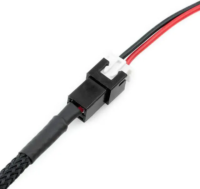 Alt view image 2 of 4 - CRJ Mini XH-2.5mm 2-Pin Male Fan to Standard 3-Pin PC Fan Adapter Cable 2-Pack