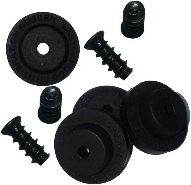 Main image of Easycargo Fan Anti Vibration Pads, Fan Damper for Noise Reduction, Silicone Damper for Low Noise Fan 80mm, 92mm, 120mm, 140mm (Black 16-Pack)