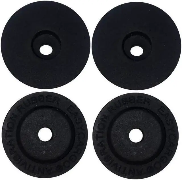 Alt view image 2 of 6 - Easycargo Fan Anti Vibration Pads, Fan Damper for Noise Reduction, Silicone Damper for Low Noise Fan 80mm, 92mm, 120mm, 140mm (Black 16-Pack)