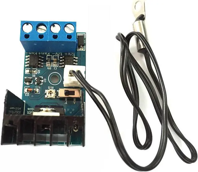 Alt view image 4 of 6 - DC 12V 1A Automatic PC CPU Fan Temperature Control Speed Controller Case Fan Governor