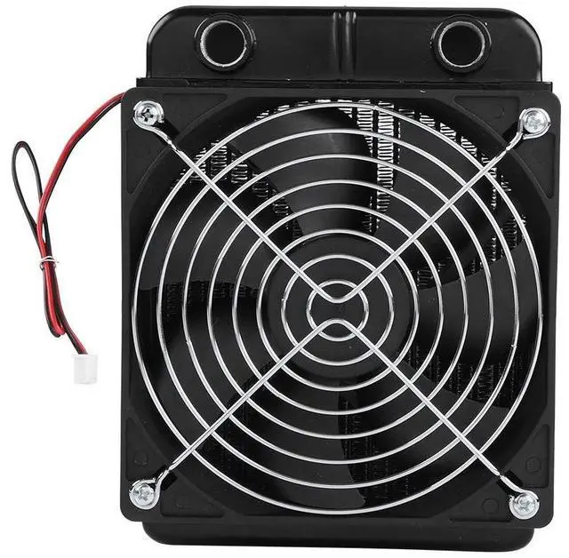 Main image of CPU Water Cooling Radiator G1/4 Thread Heat Row Radiator with Fan 18 Tubes (120mm)