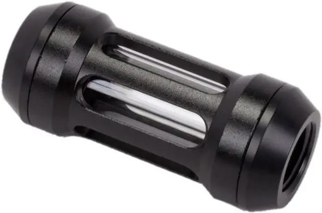 Alt view image 2 of 5 - Barrow G1/4" Composite Plate Filter, Black Body, 2.6" Length, PC Water Cooling Filter, Desktop Compatible