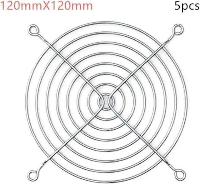 Alt view image 2 of 4 - Metal Fan Guard Protective Grill Case 120mm 4.7" 5 Pcs for PC Ventilator
