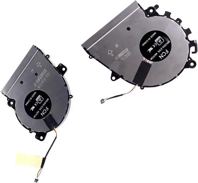Alt view image 2 of 6 - Deal4GO CPU Cooling Fan DFS150705BR0T FKJH w/GPU Fan Set DFS150705AF0T FKGH Replacement for Lenovo Yoga 530-14 530-14IKB 530-14ARR Flex 6-14