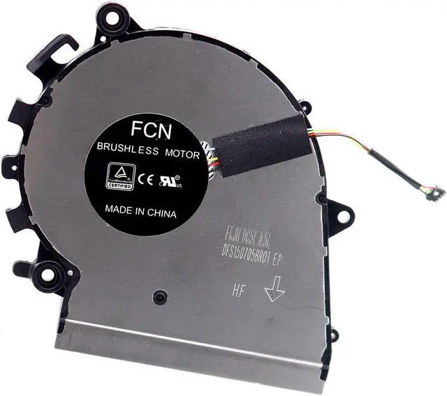Alt view image 5 of 6 - Deal4GO CPU Cooling Fan DFS150705BR0T FKJH w/GPU Fan Set DFS150705AF0T FKGH Replacement for Lenovo Yoga 530-14 530-14IKB 530-14ARR Flex 6-14
