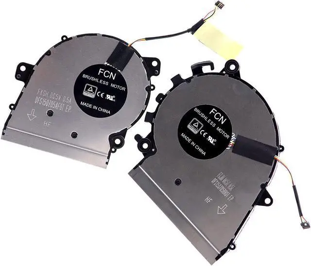 Main image of Deal4GO CPU Cooling Fan DFS150705BR0T FKJH w/GPU Fan Set DFS150705AF0T FKGH Replacement for Lenovo Yoga 530-14 530-14IKB 530-14ARR Flex 6-14