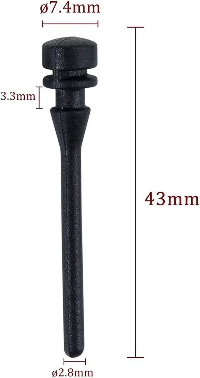 Alt view image 2 of 7 - AUEAR, 50 Pack Pack Case Fan Soft Silicone Anti Noise Reducing Vibration Screws Fan Rivet Mouting for Pack Case Fan or CPU Fan