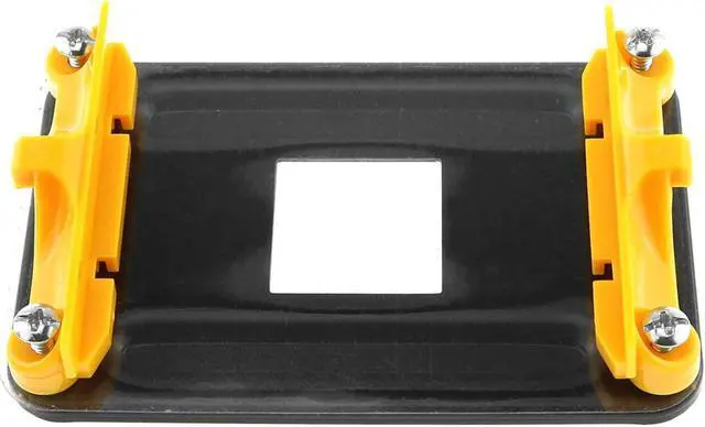 Alt view image 3 of 5 - DGZZI AM4 Backplane Yellow Durable CPU Heatsink Bracket Motherboard CPU Fan Cooling Mounting Sheet Plate for AM4 AMD Socket