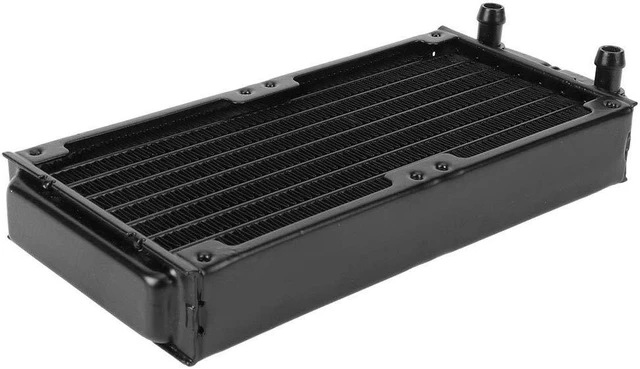 Alt view image 2 of 7 - Pl280A CPU Cooler, Cooling, Performance Heat Exchanger with 8 Flat Tube, Vacuum Aluminum Brazing Sealing Process, Black Oxidation Paint,