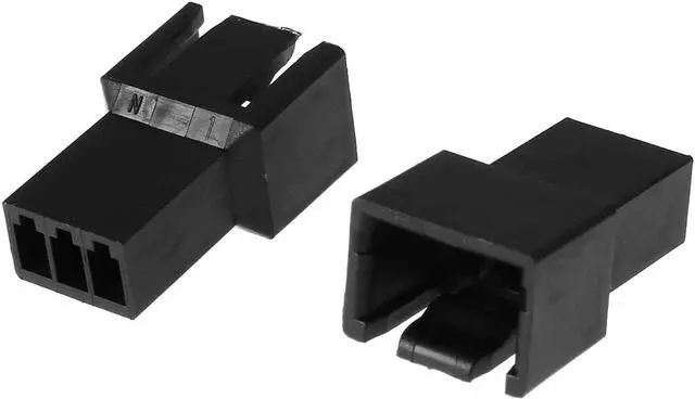 Alt view image 2 of 5 - 5PCS Male 3-Pin PC Fan Connector Kit (5PCS 3 Pin 3Pin Fan Male PWM Power Shell Connector Housing + 15PCS Terminal Crimp Pins)
