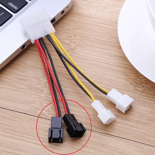 Alt view image 5 of 5 - 5PCS Male 3-Pin PC Fan Connector Kit (5PCS 3 Pin 3Pin Fan Male PWM Power Shell Connector Housing + 15PCS Terminal Crimp Pins)
