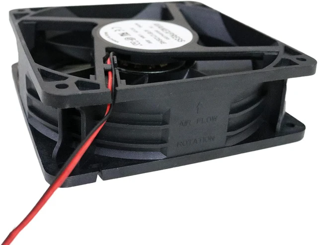 Alt view image 3 of 6 - Twinklebay 120 x 38mm Cooling Fan, Replacement for AFB1212SHE High CFM 12038 Coo