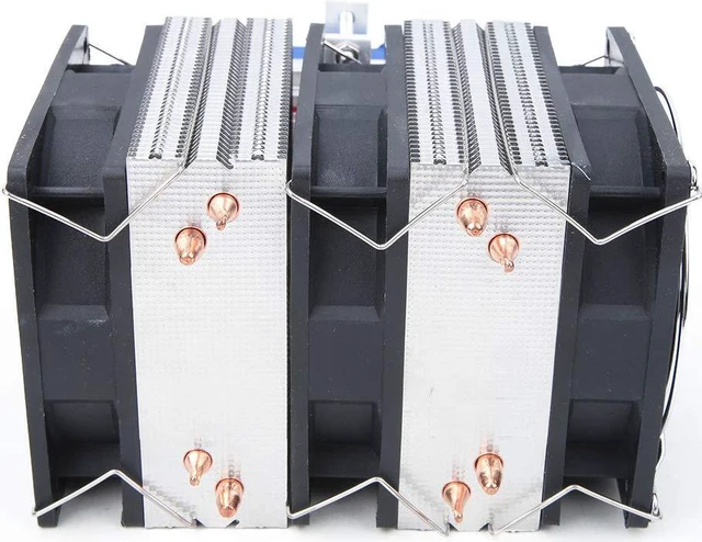 Alt view image 7 of 7 - TANIQIACa DIY Water Cooling System Semiconductor Cooler Device 12V Low Capacity High Efficiency Water Cycle System with Custom Chip and Copper Tubes