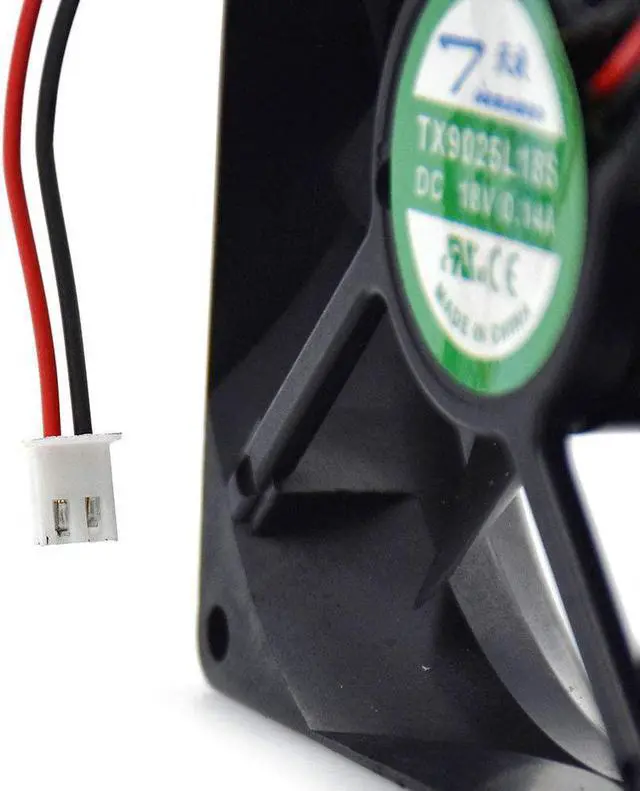 Alt view image 4 of 4 - for TIANXUAN TX9025L18S 18V 0.14A 909025mm Refrigerator Thermostat Cooling Fan