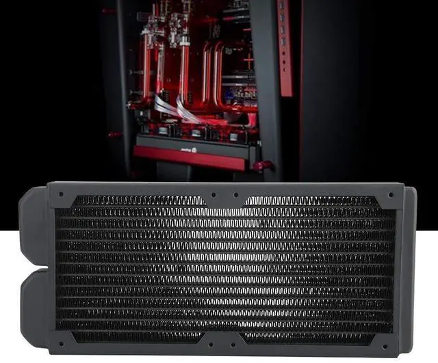 Alt view image 6 of 7 - PC Heat Sink Water Cooling Heat Dissipating Copper Radiator Industrial Equipment Beauty Apparatus