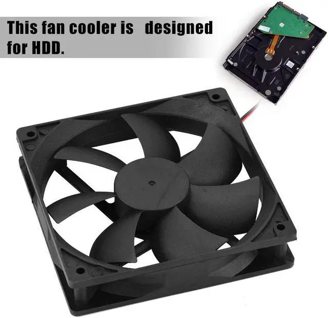 Alt view image 5 of 7 - CPU Cooling Fan,Portable Silent Internal Computer CPU Case Cooling Fan,12CM Computer Cooling Fan,Ultra Low Noise Cooling Fan,Low Power Consumption Computer Cooling Fan