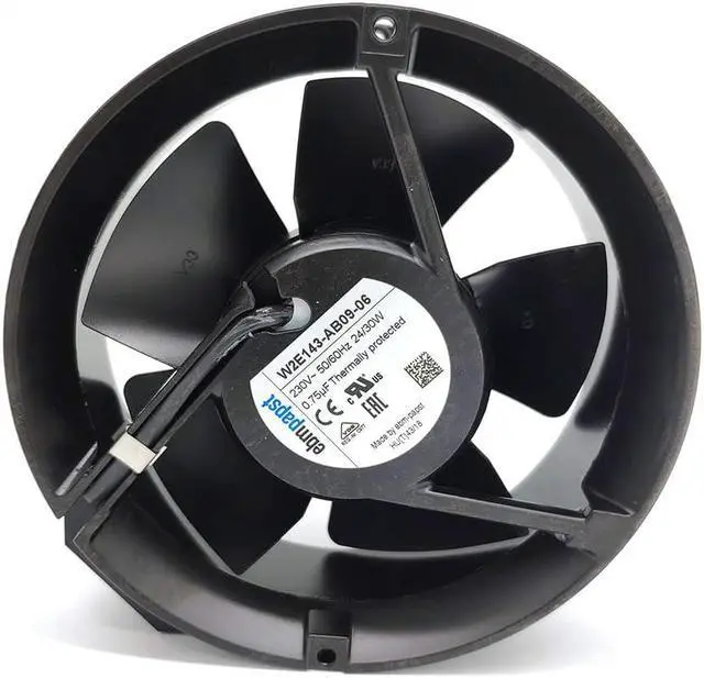 Main image of Original New ebm-papst Fan W2E143-AB09-06 230VAC 0.13A 26/29W 2800/3300RPM High Temperature Resistance for Danfoss Inverter Fans