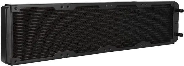 Main image of Computer Water Cooling Radiator 18-Tubes Heat Exchanger Radiator, Metal Heat Exchanger for Professional Electronic Instruments, Black Metal Water Cooling