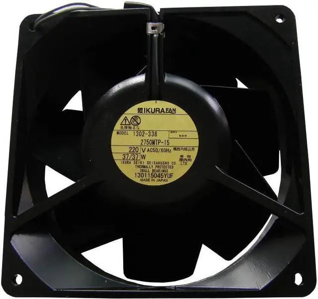 Alt view image 3 of 4 - Original Ikura 2750MTP-15 Cooling Fan 220v 2800RPM 0.15A 140X140X50MM for Fuji Inverter Fans