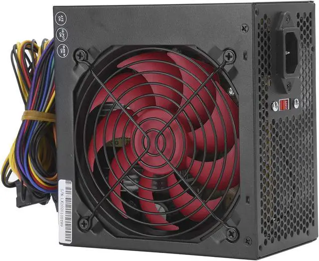 Main image of wendeekun 250W ATX Power Supply, Computer Power Supply, Computer Power Supplies for PC Computer Accessories Red Fan Manual Adjustable 115/230V ATX-250W(US)