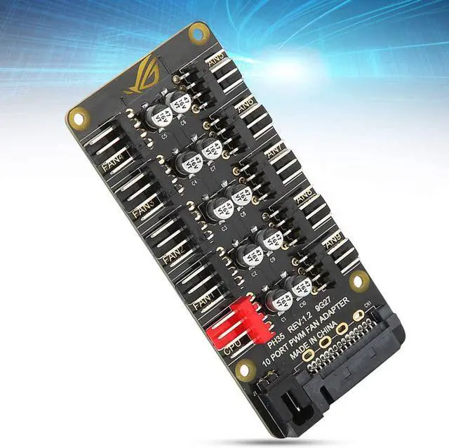 Alt view image 5 of 7 - Richer-R PWM Fan Hub Splitter, PH35 PWM Fan HUB Motherboard Desktop PC Controller Adapter,CPU PWM Fan Controller Hub PWM Case Fan Splitter Support 3Pin 4Pin(ph35)