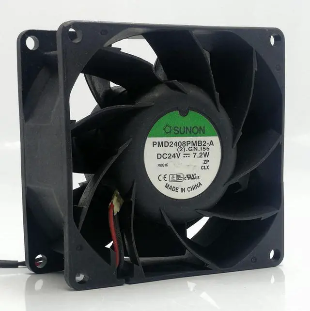 Alt view image 2 of 3 - PMD2408PMB2-A 24V Fan for SUNON PMD2408PMB2-A DC24V 7.2W Inverter Fan