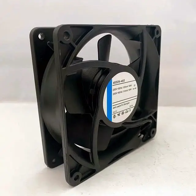 Alt view image 3 of 5 - 4650N-465 230V 120mm Fan, 230V 19/18W12038 Cooling Fan