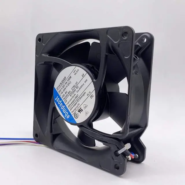 Alt view image 5 of 6 - 4114N/2H8P ebmpapst 24V 120mm Fan - 5A 120W 78DB 4-Wire Cooling Fan