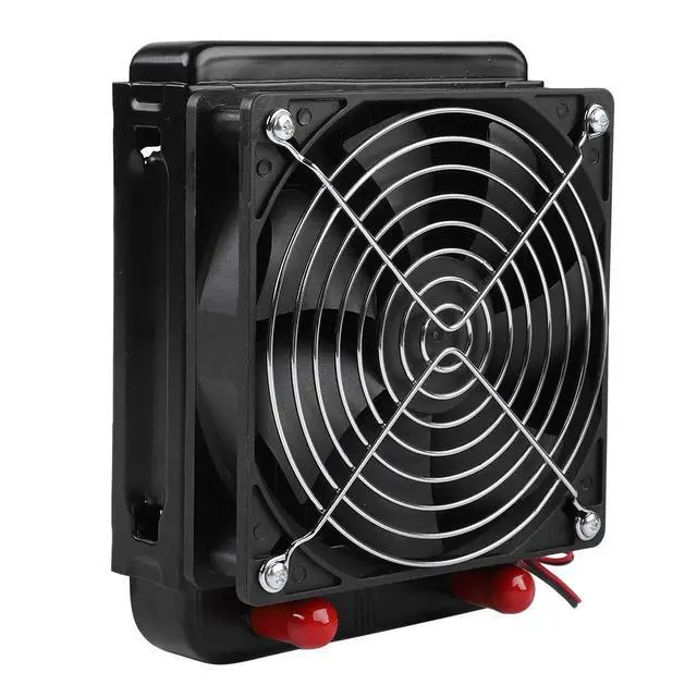 Alt view image 5 of 7 - 120MM CPU Water Cooling Radiator, Computer CPU Cooler with 10 Tubes, Pure Aluminum Heat Exchanger with 120mm Fan, Liquid Cooling System for PC Gaming, Industrial Control Cabinet an