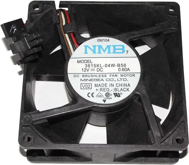 Main image of NMB 92mm 3615KL-04W-B56 12V 0.6A 4Wire For DELL PE2600 0M104 Case Fan