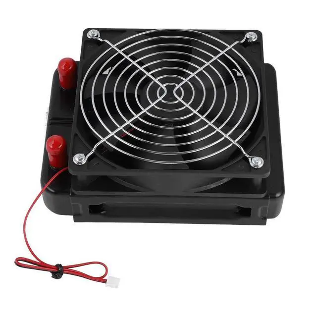 Alt view image 7 of 7 - 120MM CPU Water Cooling Radiator, Computer CPU Cooler with 10 Tubes, Pure Aluminum Heat Exchanger with 120mm Fan, Liquid Cooling System for PC Gaming, Industrial Control Cabinet an