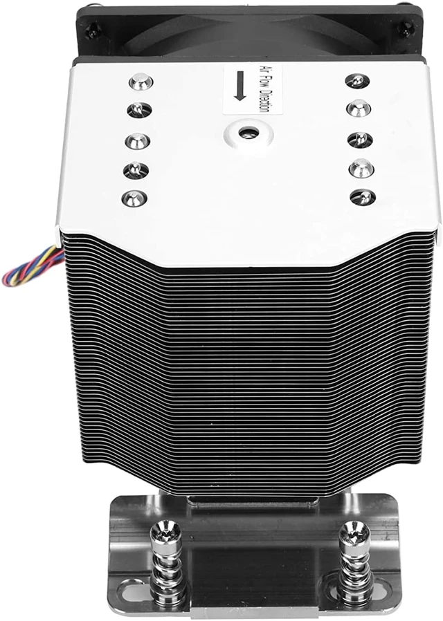Alt view image 3 of 7 - Yinhing CPU Cooler Cooling Fan for EPYC 7000 Socket SP3 High Performance Heat Dissipation with Low Noise Technology Efficiently Enhances System Stability and Longevity