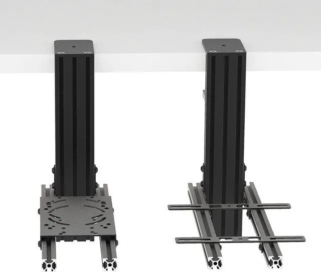 Alt view image 5 of 7 - Hikig 2 Set The Desk Mount for The Flight Sim Game Joystick, Throttle and Hotas Systems Compatible with Logitech X56, X52, X52 Pro, Thrustmaster T-Flight Hotas,Thrustmaster T.16000M, Thrustmaster TCA