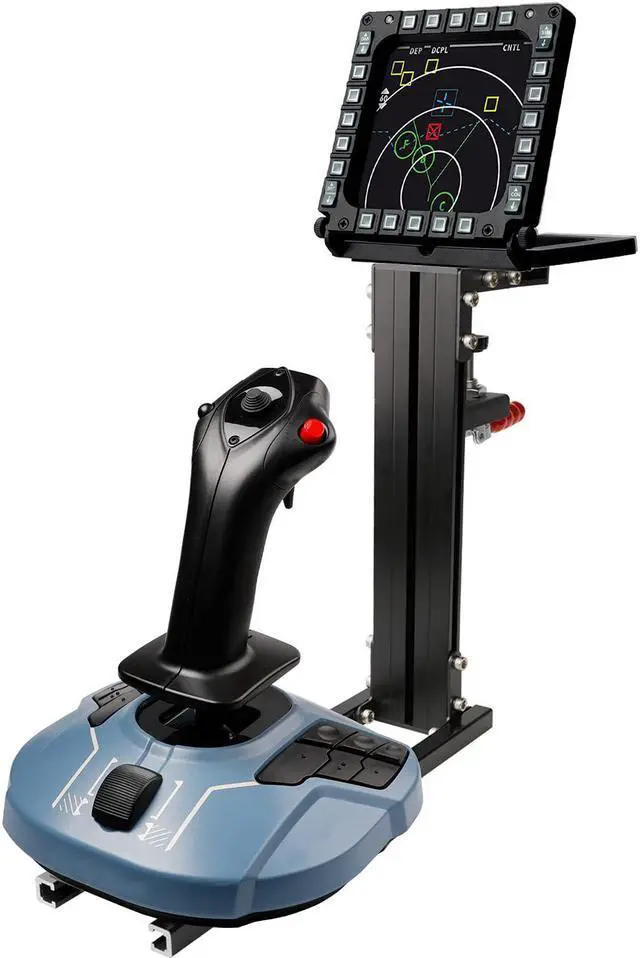 Alt view image 6 of 7 - Hikig 2 Set The Desk Mount for The Flight Sim Game Joystick, Throttle and Hotas Systems Compatible with Logitech X56, X52, X52 Pro, Thrustmaster T-Flight Hotas,Thrustmaster T.16000M, Thrustmaster TCA