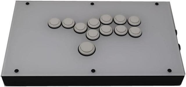 RAC-J800B-PC-W All Buttons Hitbox Style Arcade Joystick Fight Stick Game  Controller For PC Sanwa OBSF-24 30
