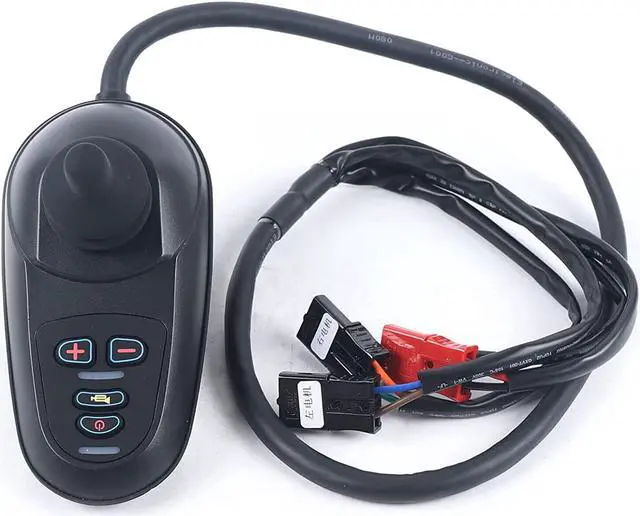 Alt view image 4 of 7 - Joystick Controller, 24V DC Waterproof Electric Power Wheelchair Controller Part Accessories 4 Keys Joystick, Drive Wheelchair Parts LED Command Joystick