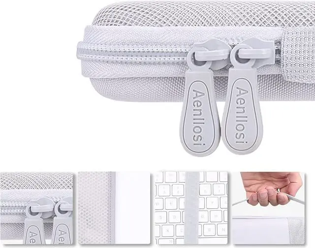 Alt view image 6 of 7 - Aenllosi Hard Carrying Case Compatible with Apple Magic Keyboard + Magic Mouse
