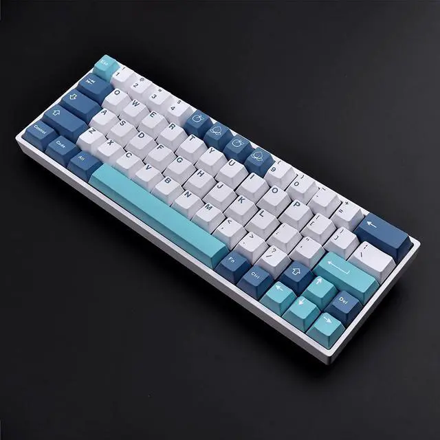 Alt view image 2 of 7 - Hyekit PBT Keycaps, 134 Keycaps Shoko Dye-Sublimation Keycap Set 6.25u 7u Spacebar Cherry Profile for Mechanical Keyboards English (US) Layout
