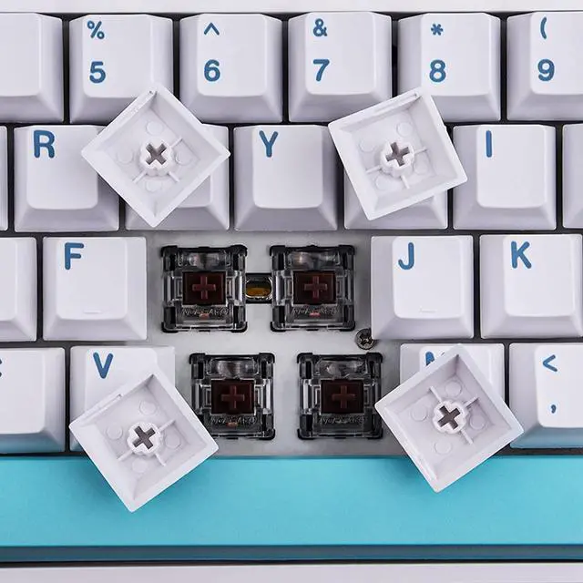 Alt view image 6 of 7 - Hyekit PBT Keycaps, 134 Keycaps Shoko Dye-Sublimation Keycap Set 6.25u 7u Spacebar Cherry Profile for Mechanical Keyboards English (US) Layout