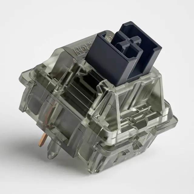 Alt view image 2 of 7 - Gateron Ink v2 Black Pre lubed 5pin Linear Switches 60g Force DIY Mechanical Keyboard Switch(35PCS, Black Ink v2)